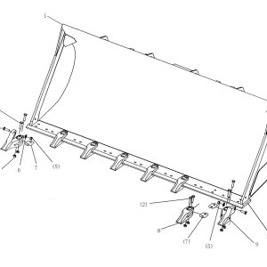 LG956L WORKING EQUIPMENT BUCKET ASSEMBLY
