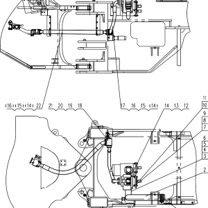 LG968 WORKING PUMP ASSEMBLY