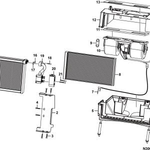 LG956F Air conditioner system (330112) Evaporator