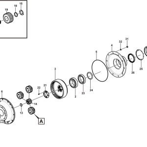 LG956F Axle system Hub reduction2