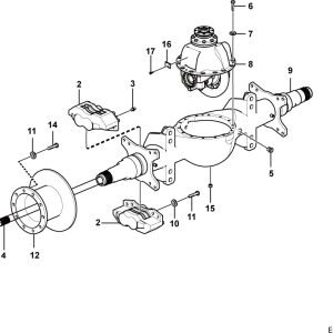 LG956F Axle system Rear axle system2