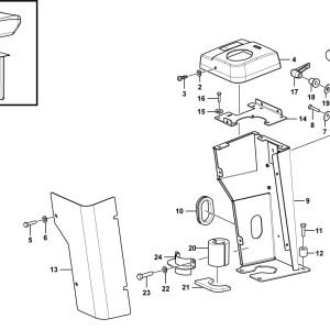 LG956F Cab group Control housing