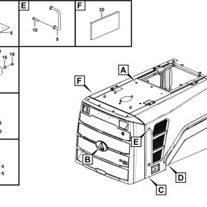 LG956F Cover system Bonnet