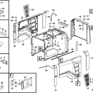LG956F Cover system Engine bonnet assembly