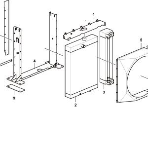 LG956F Diesel engine system （321008） Radiator