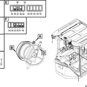 LG956F Electric system Cab electric system