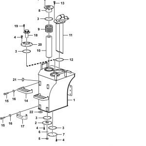 LG956F Implement hydraulic system Hydraulic fluid tank assembly