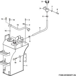 LG956F Implement hydraulic system Hydraulic fluid tank system