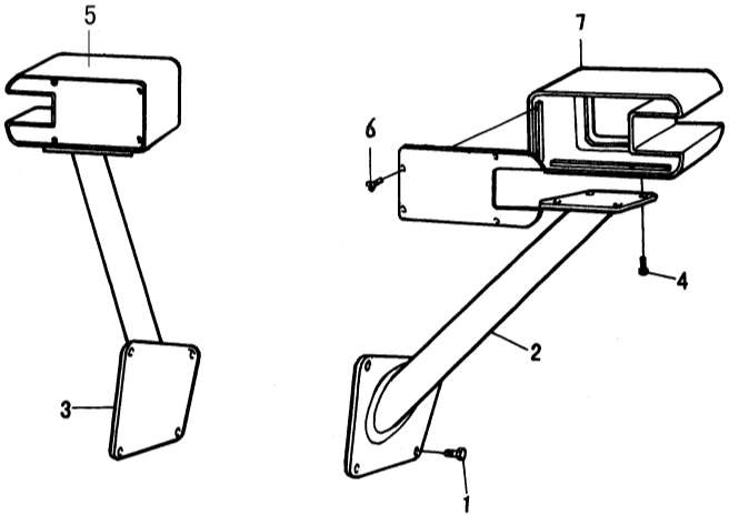 LG968 LEFT RIGHT LAMP FRAME