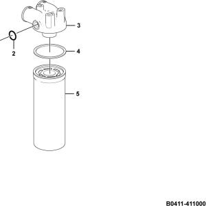 LG956F Torque converter system Oil filter