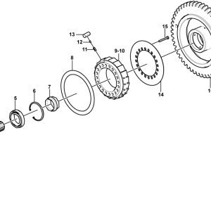 LG956F Transmission system Clutch assembly