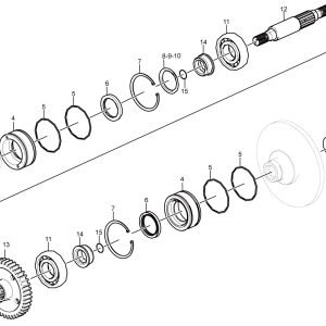LG956F Transmission system Output shaft