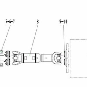 LG956 drive shaft assy