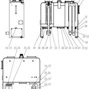 LG956 hydraulic oil tank