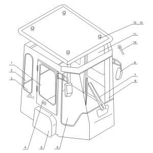 SL50W FIG.101 CAB ASSEMBLY