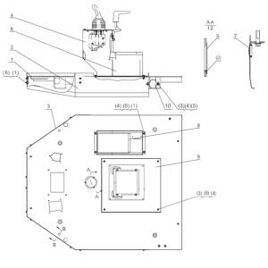 SL50W FIG.105 FLOOR ASSEMBLY