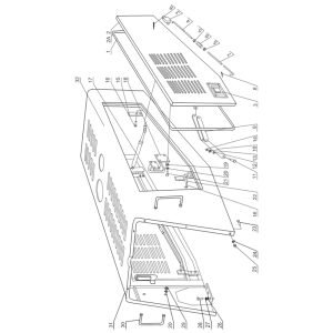 SL50W FIG.108 ENGINE HOOD ASSEMBLY