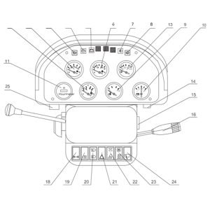 SL50W FIG.118 INSTRUMENT DESK (Jiangsu HUACHENG)