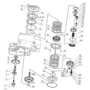 SL50W FIG.20 GEARBOX ASSEMBLY 2