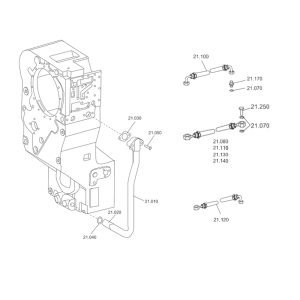 SL50W FIG.28 GEARBOX OIL SUCTION PIPE PART