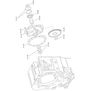 SL50W FIG.36 GEARBOX PTO PART 1