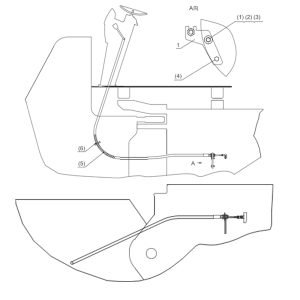 SL50W FIG.40 GEARSHIFT CONTROL SYSTEM