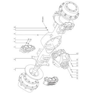 SL50W FIG.41 DRIVE AXLE ASSEMBLY