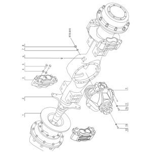SL50W FIG.45 DRIVE AXLE ASSEMBLY