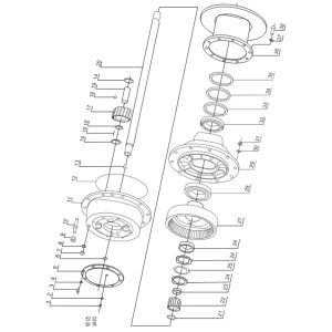 SL50W FIG.47 PLANETARY ASSEMBLY