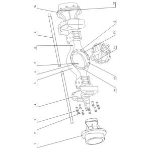 SL50W FIG.50 REAR AXLE ASSEMBLY