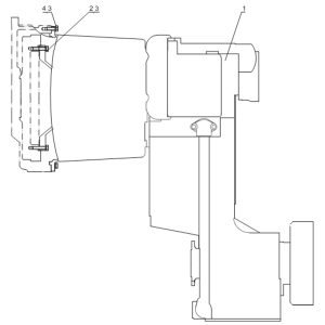 SL50W FIG.6 TORQUE CONVERTER CONNECTION(FOR SHANGCHAI ENGINE)