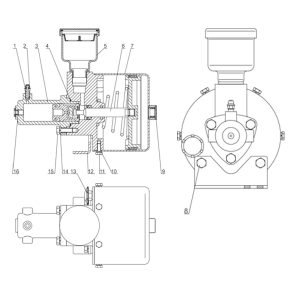 SL50W FIG.61 AIR BOOSTING PUMP.