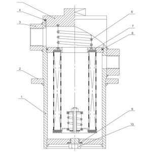 SL50W FIG.65 FILTER ASSEMBLY(XIN XIANG MEILIN)