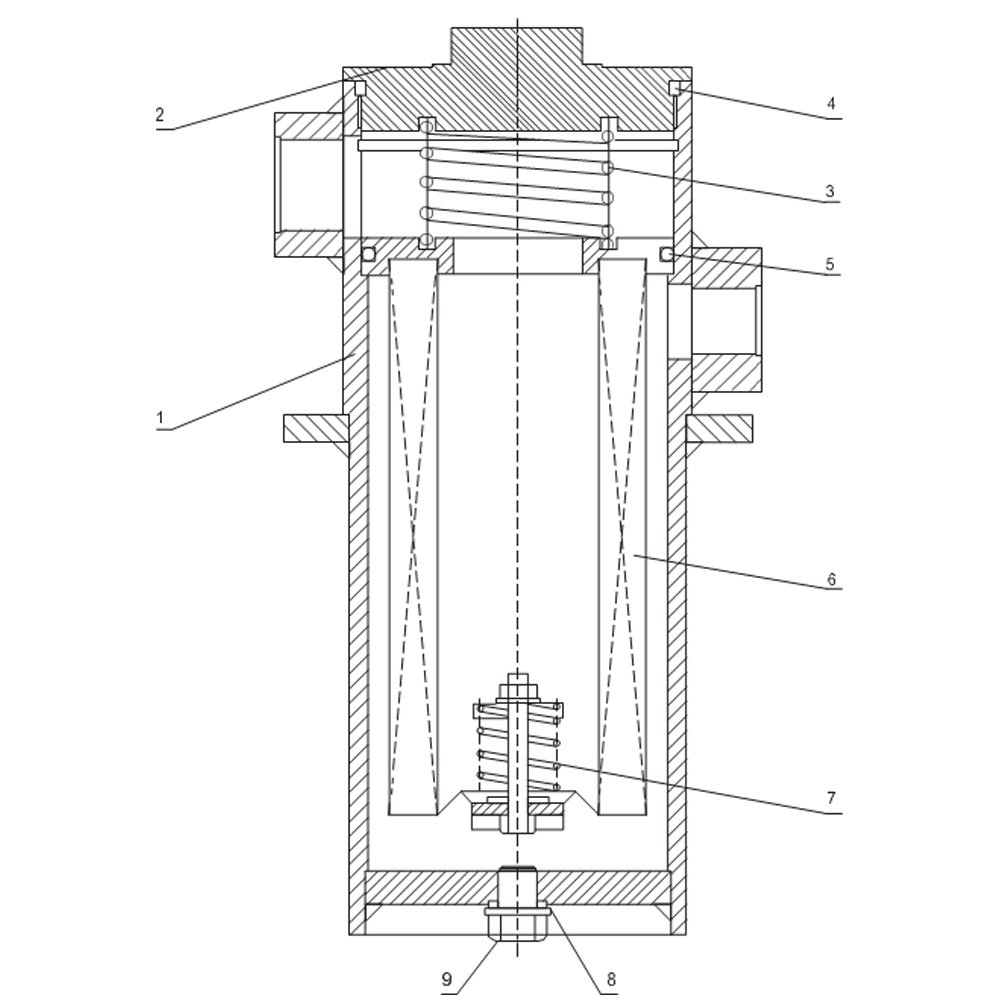 SL50W FIG.66 FILTER ASSEMBLY(XUZHOU XINXING)