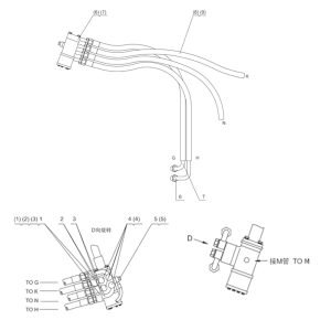 SL50W FIG. 68 STEERING DEVICE PIPING.