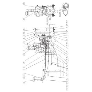 SL50W FIG.94 ENGINE DEVICE(FOR SHANGCHAI ENGINE)