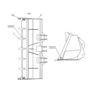 SL50W FIG.98 BUCKET ASSEMBLY