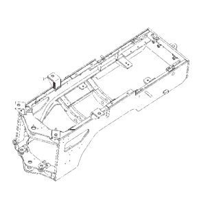 FL360F 9D650–13A000000B0 Rear frame weldment assembly