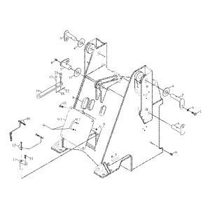 FL360F 9D650–16E000000A0 Front frame accessories