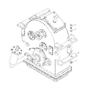 FL360F 9D650–23A000000A0 Gearbox assembling