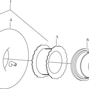 FL360F 9D650–34A000000B0 Wheel assembly