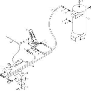 FL360F 9D650–36A000000B0 Brake control system
