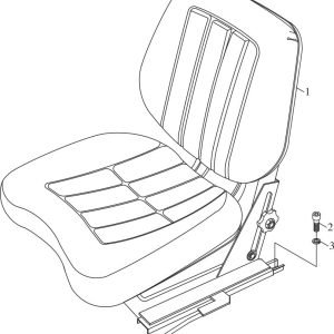 FL360F 9D650–44B000000A0 Seat assembly