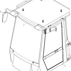 FL360F 9D650–45A000000B0 Cab assembley