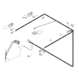 FL360F 9D650–63C000000A0 Cab wiring