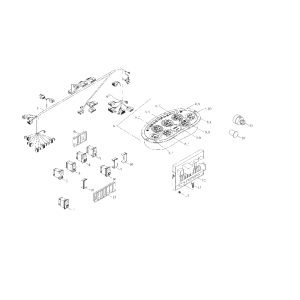 FL360F 9D650–66D000000A0 Instrument assembly