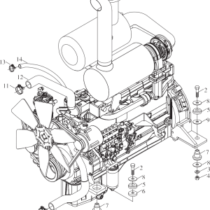 FL360F 9D651–01C000000A0 Enging assembling