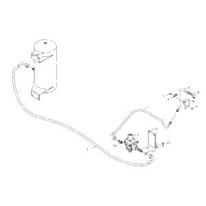 FL360F 9D651–35A000000A0 Brake pressure system