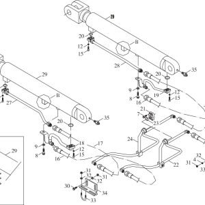 FL360F 9D651–55N000000A0 Working cylinder system