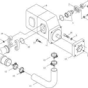 FL360F 9D651–56A000000B0 Working oil pump system